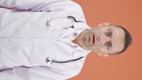 Vertical-video-of-Surprised-doctor.